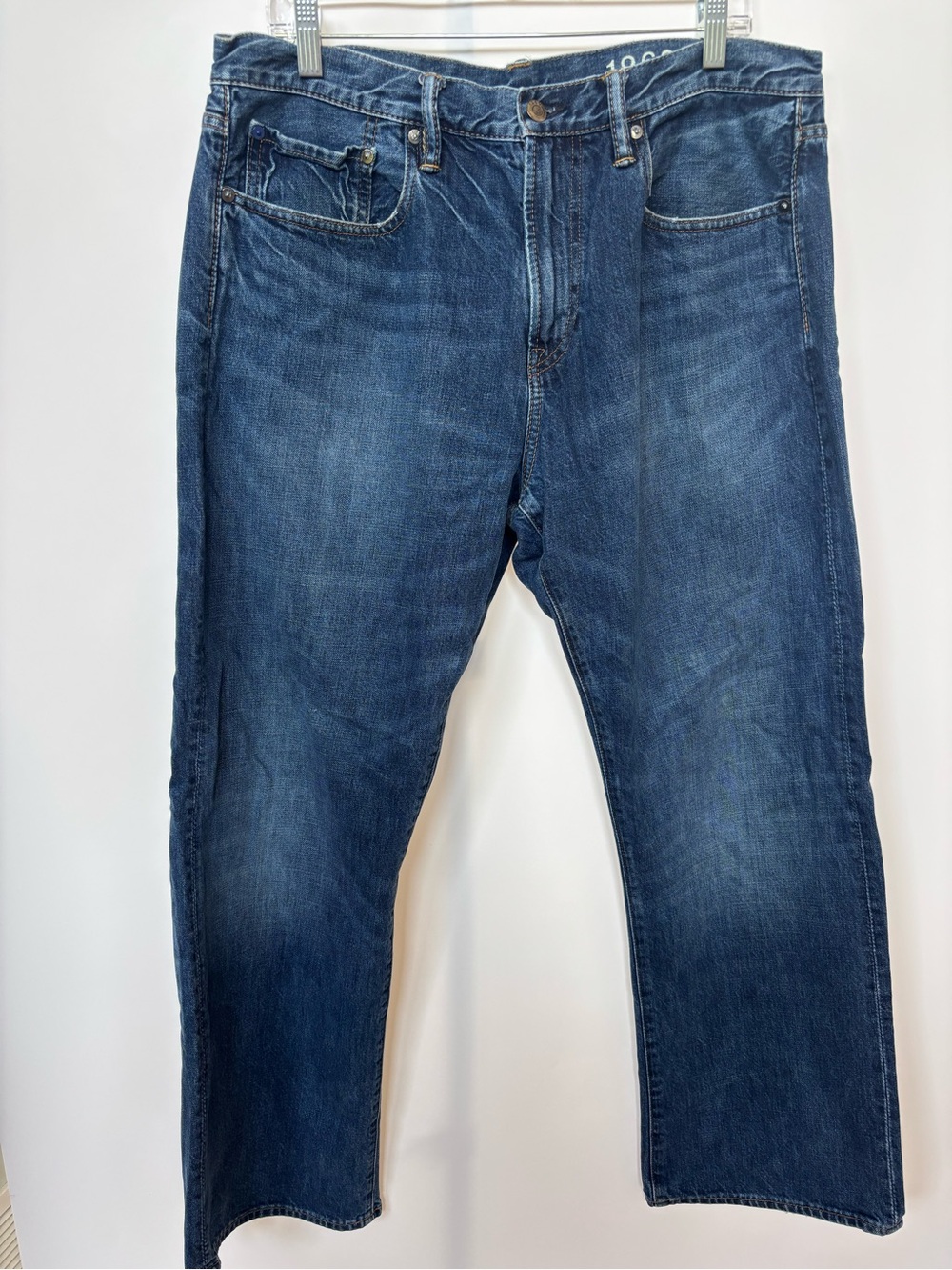 Gap 1969 Men's Loose Fit Dark Wash Jeans, 35x32